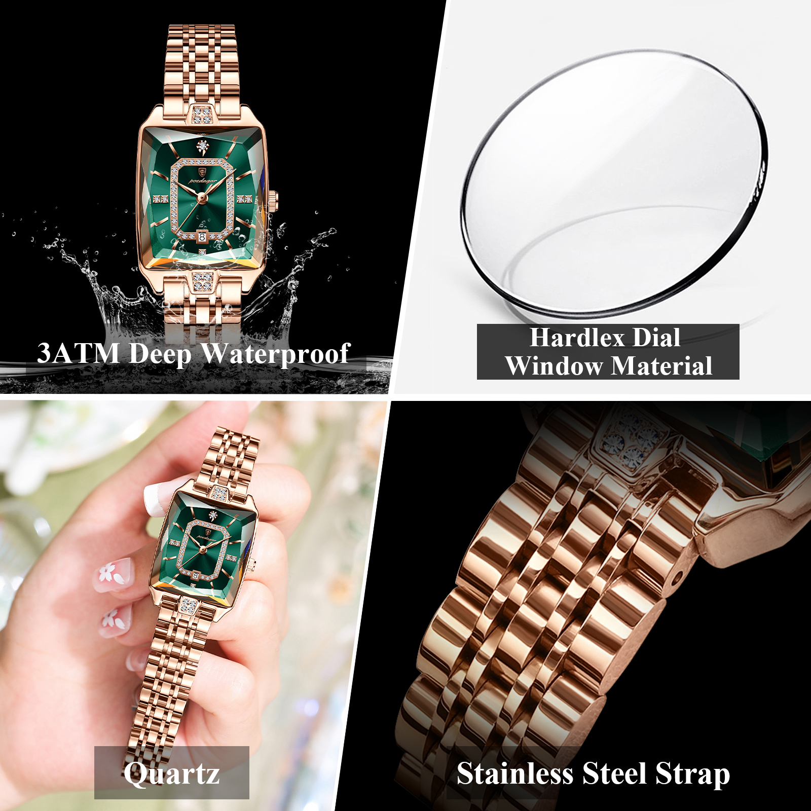 POEDAGAR Luxury Woman Watch Wa - Luxury Watch Female review and price
