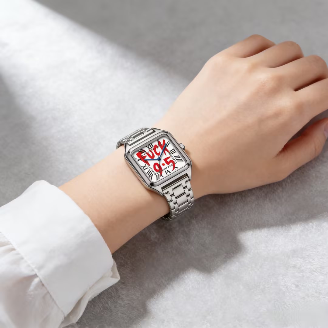 FUCK9.5 Stainless Steel Alloy  - Open Heart Watch review and price