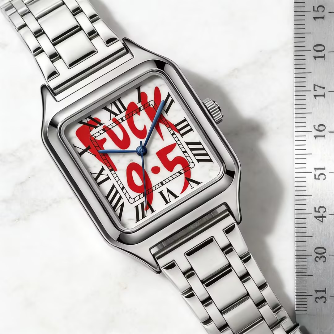 FUCK9.5 Stainless Steel Alloy  - Open Heart Watch review and price