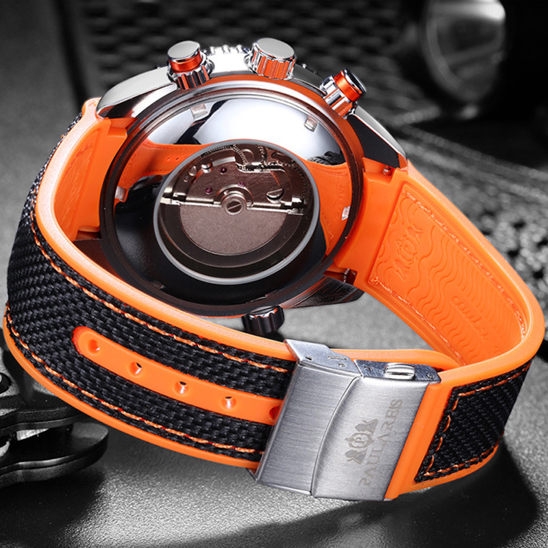 PAULAREIS P Luxury Men Automat - Luxury Watch With Rubber Strap review and price