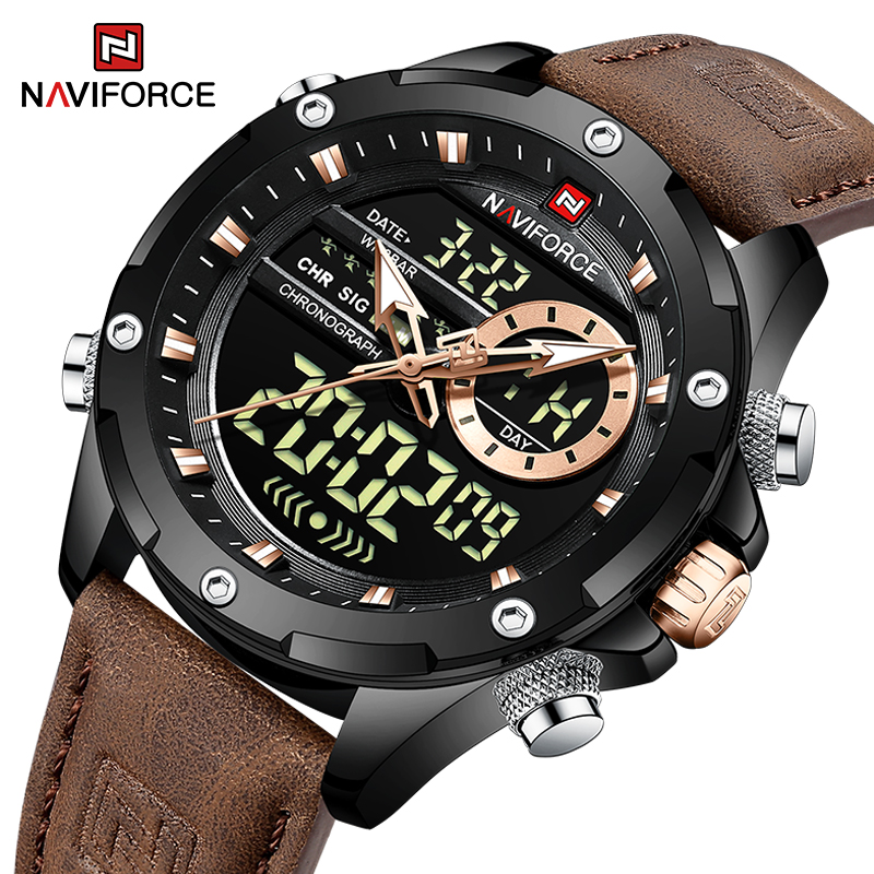 New NAVIFORCE Men Watches Quar - Luxury Watch Mockup review and price