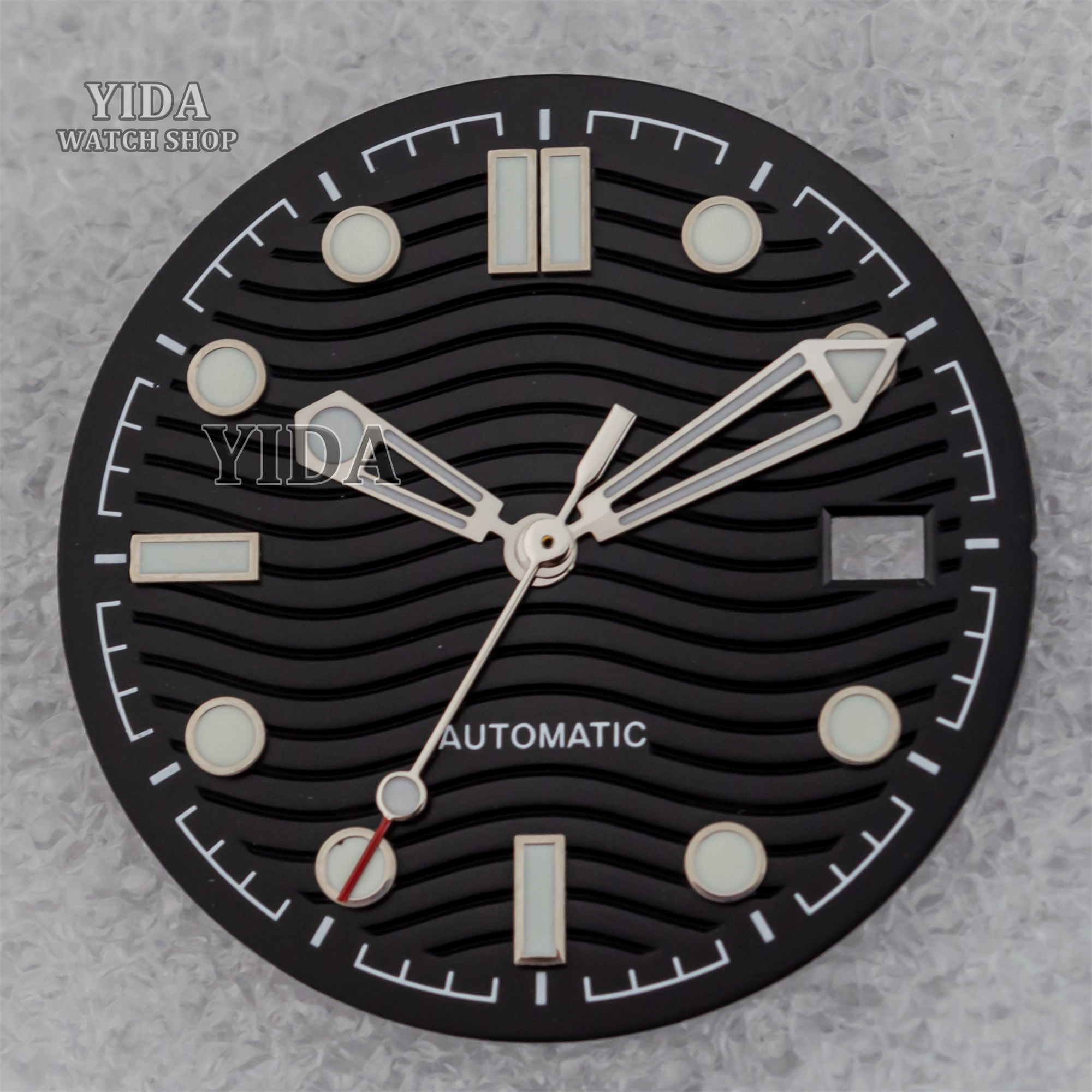 31mm NH35 Watch Dial Green Lum - Luxury Watch With Green Dial review and price