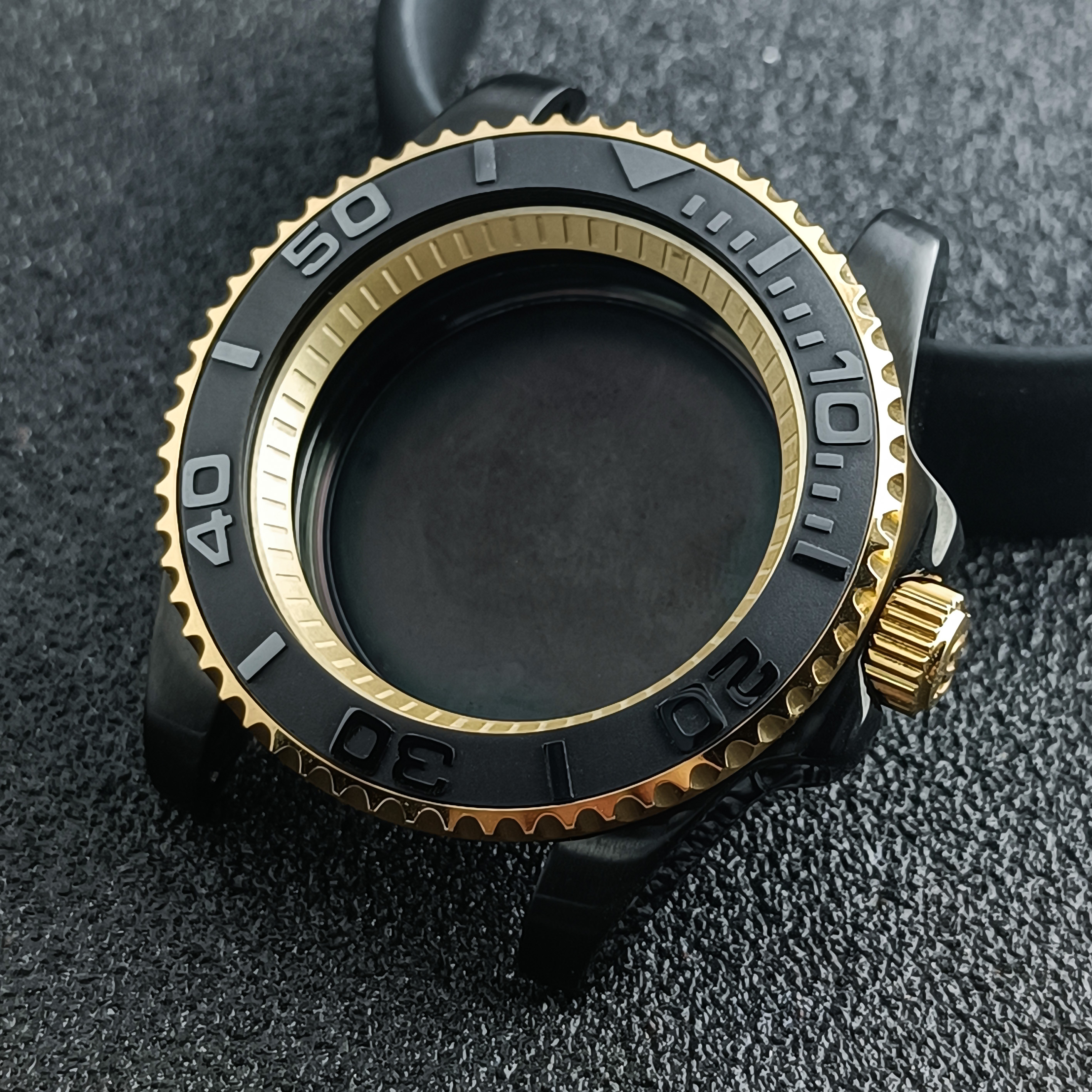 NH35 Case 40.5mm black gold/ro - Bronze Case Watch review and price