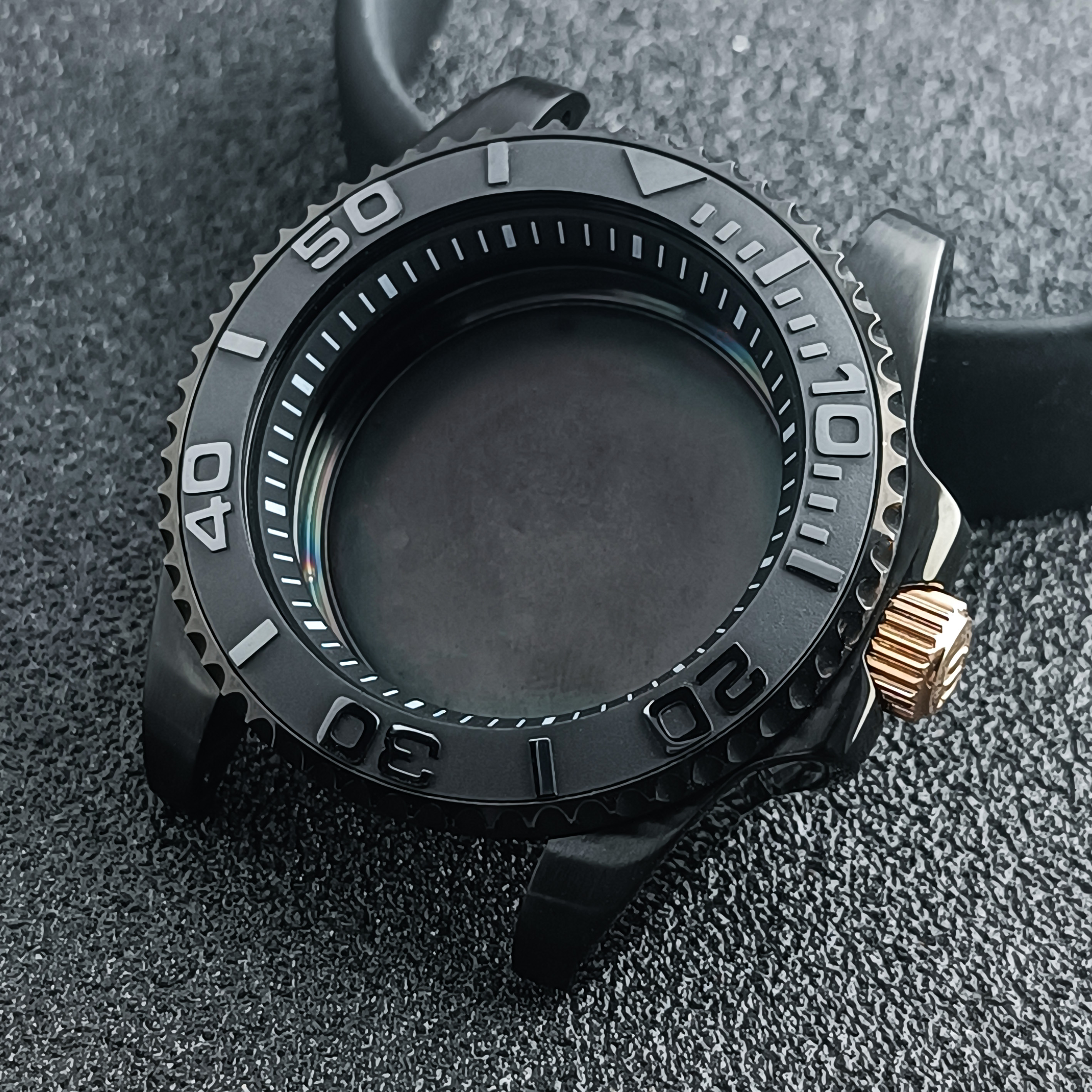 NH35 Case 40.5mm black gold/ro - Bronze Case Watch review and price