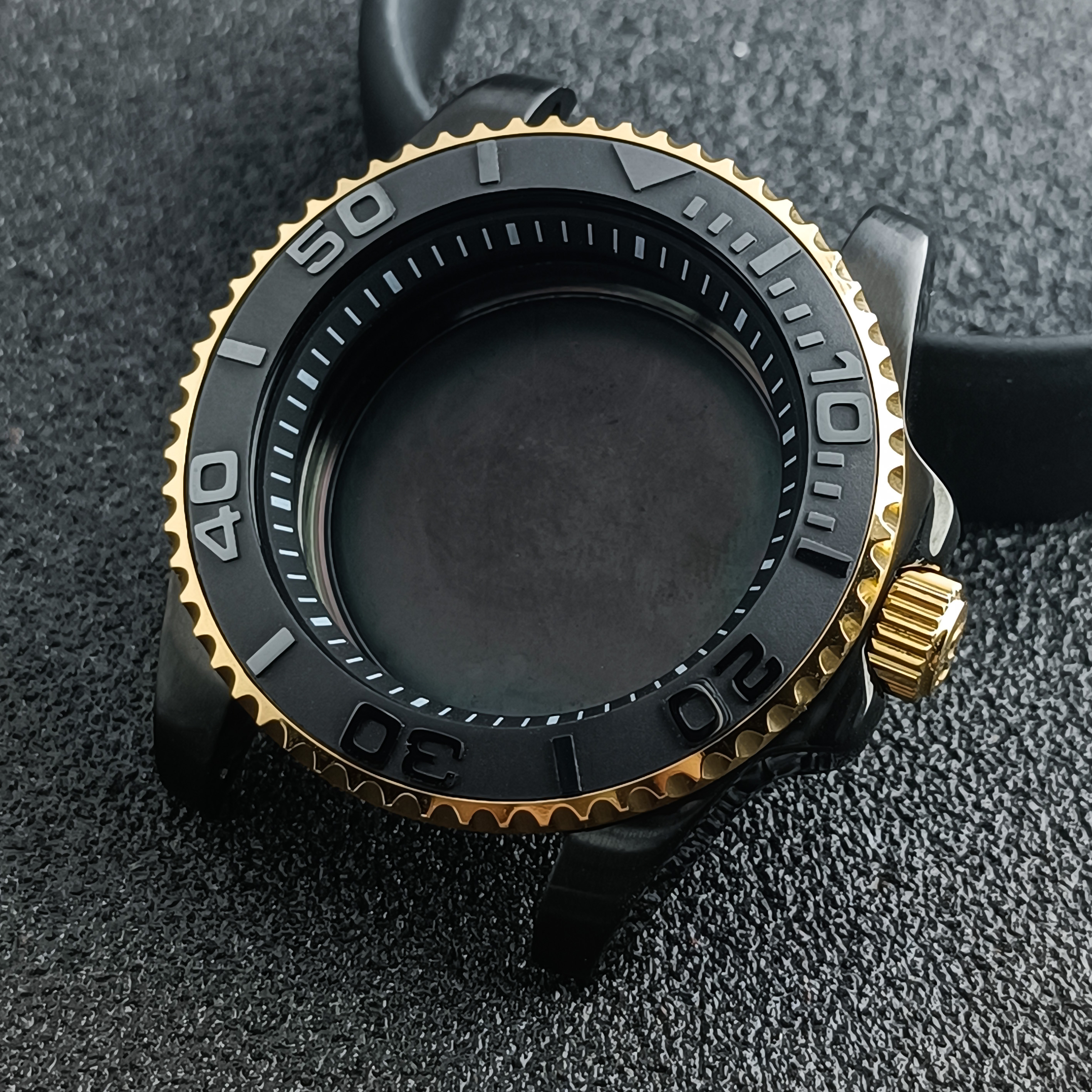 NH35 Case 40.5mm black gold/ro - Bronze Case Watch review and price