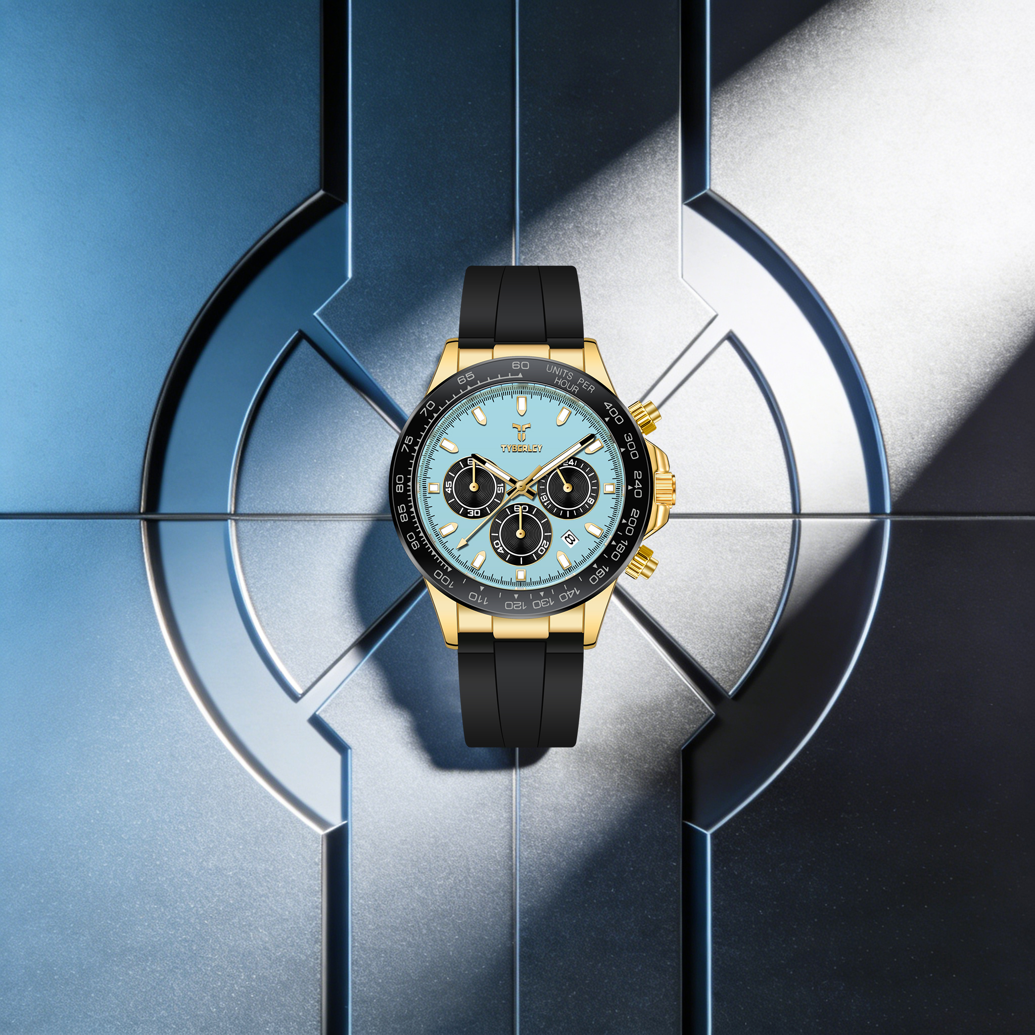 TYBERLEY Sophisticated Eleganc - Luxury Watch With Rubber Strap review and price