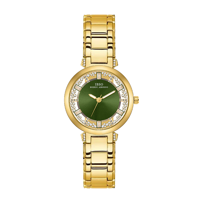 Luxury Brand Women Watches Gol - Luxury Watch With Green Dial review and price