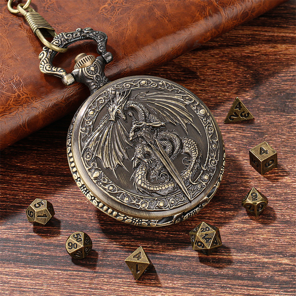 Bronze/Grey Black Sword Dragon - Bronze Case Watch review and price