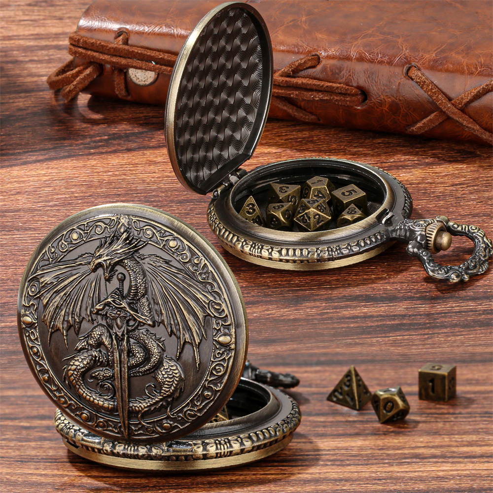 Bronze/Grey Black Sword Dragon - Bronze Case Watch review and price
