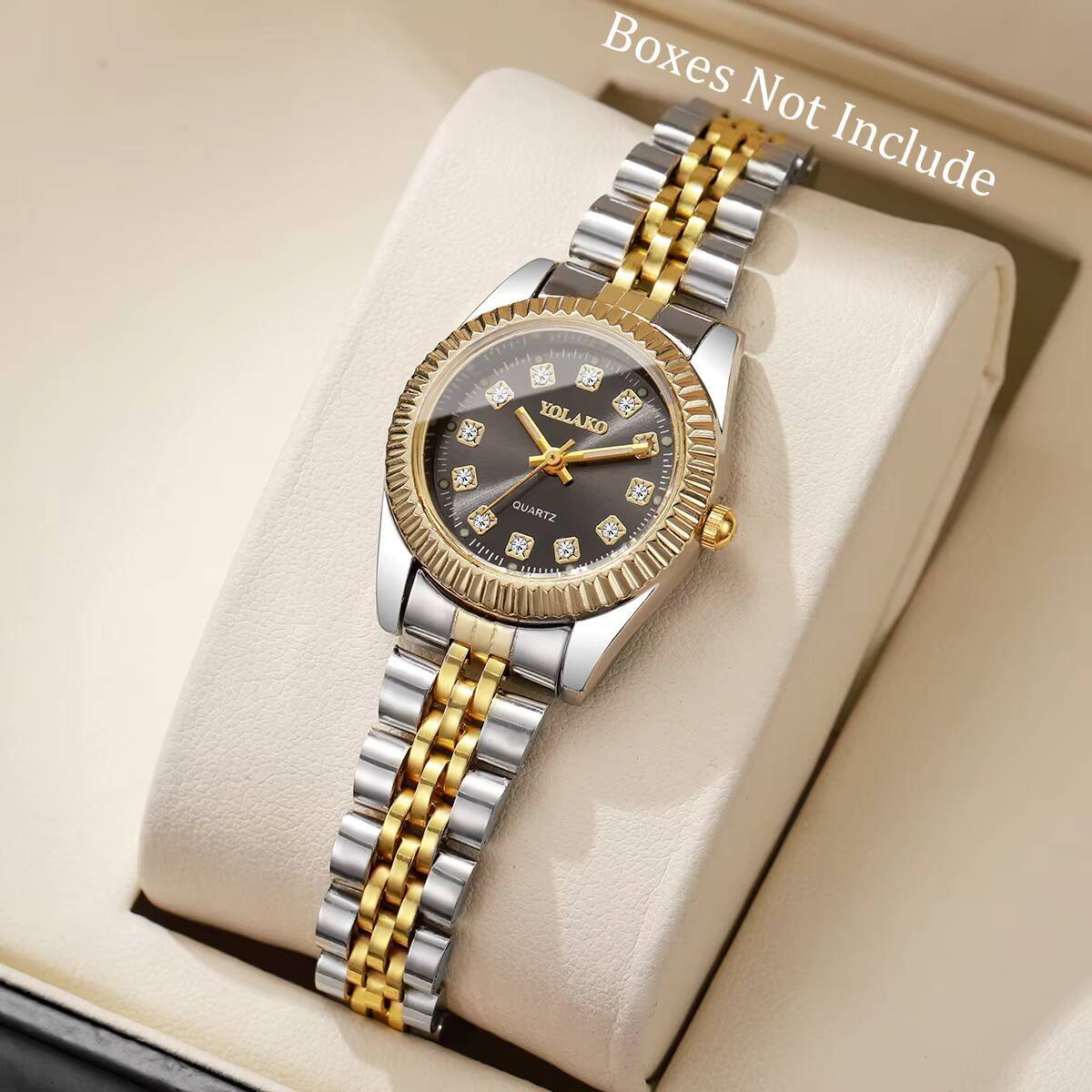 Fashion Rhinestone Women Quart - Luxury Watch Packaging Box review and price