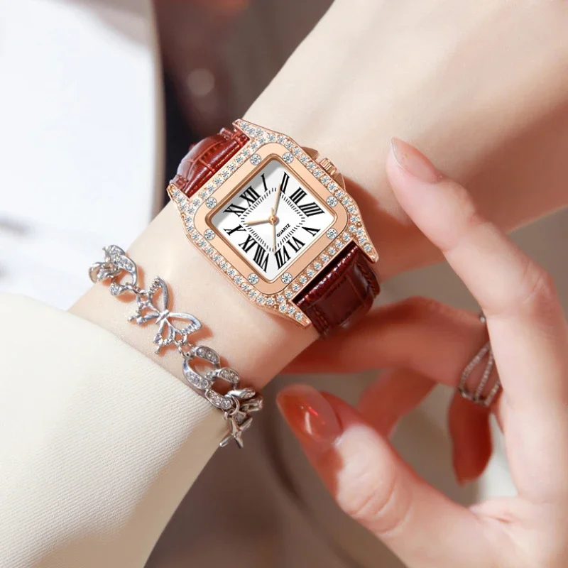 Square Dial Women's Watch Quar - Luxury Watch Female review and price