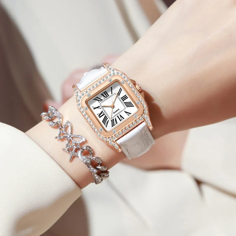 Square Dial Women's Watch Quar - Luxury Watch Female review and price