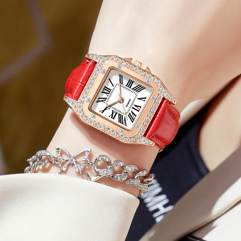 Square Dial Women's Watch Quar - Luxury Watch Female review and price