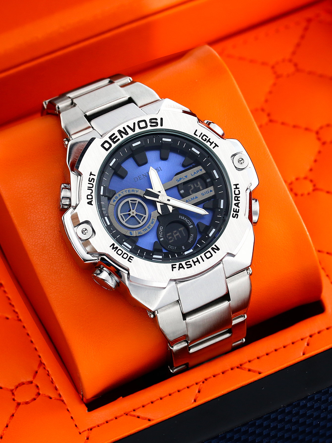 DENVOSI Men's Steel Heart Quar - Open Heart Watch review and price