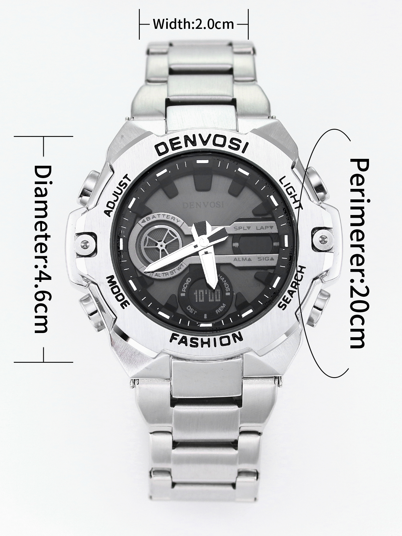 DENVOSI Men's Steel Heart Quar - Open Heart Watch review and price