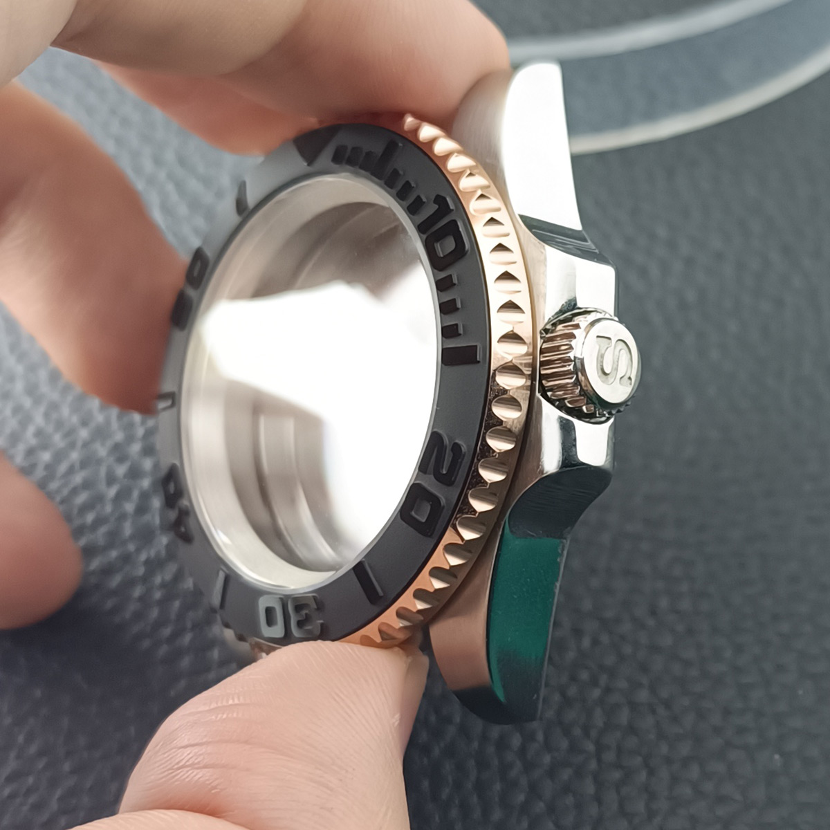NH35 High-quality 40.5mm Silve - Bronze Case Watch review and price
