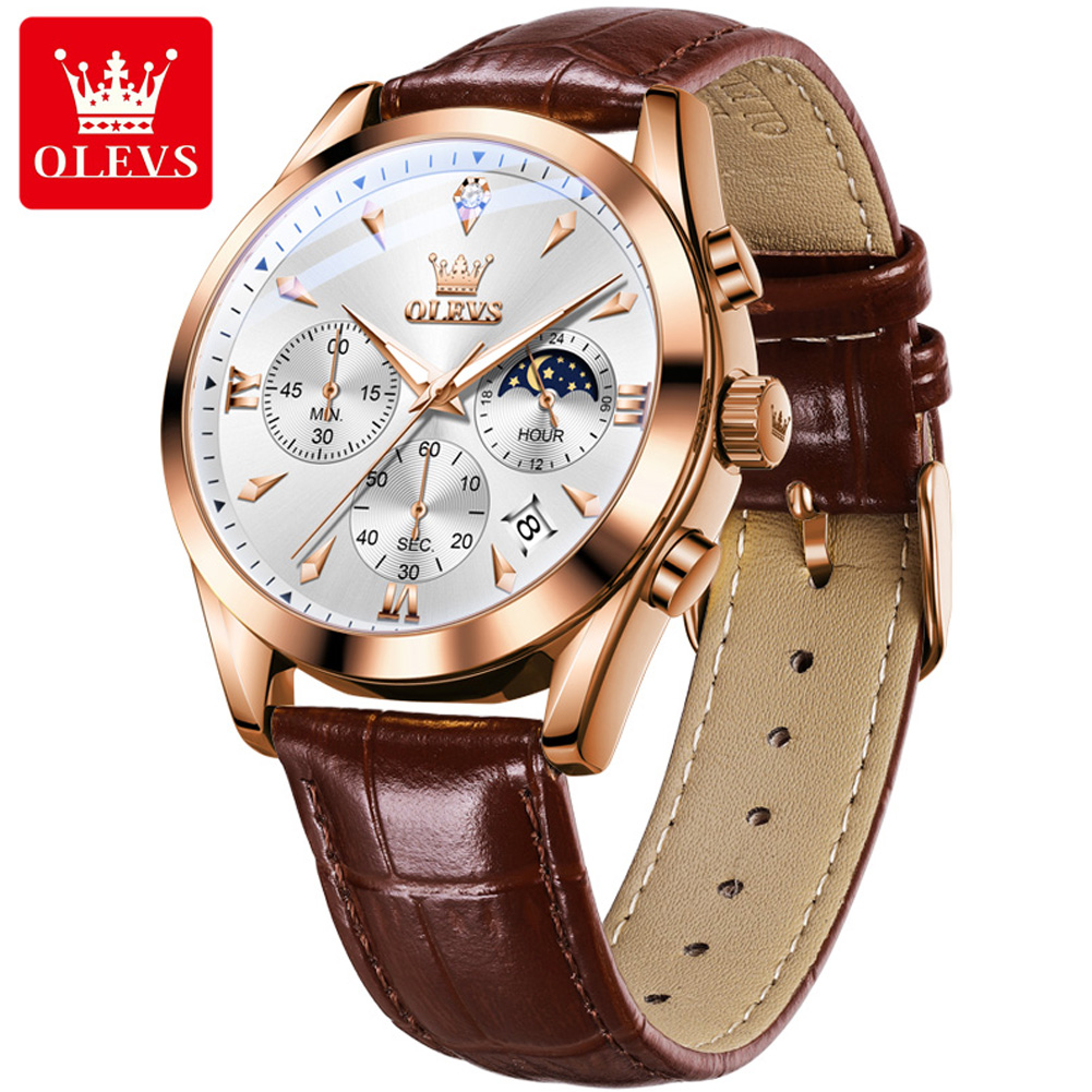 OLEVS Brand New Fashion Quartz - Luxury Watch Mockup review and price