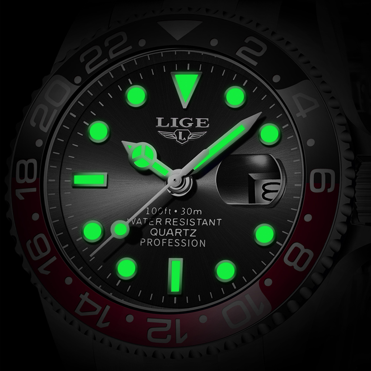 LIGE New Luxury Couple Watches - Open Heart Watch review and price