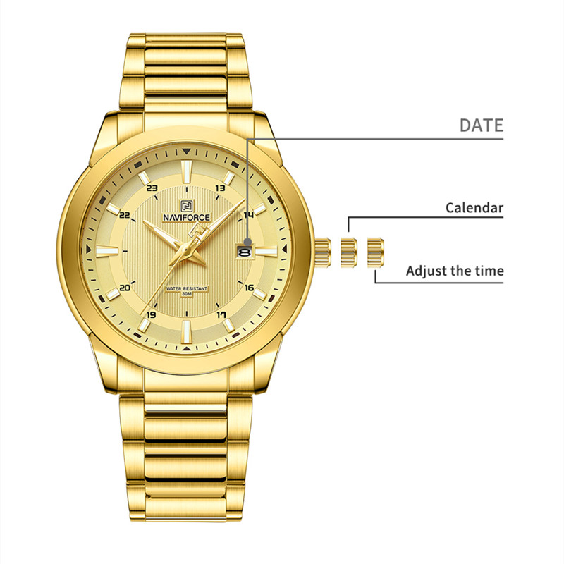 2024 Top Brand NAVIFORCE Mens  - Luxury Watch Mockup review and price