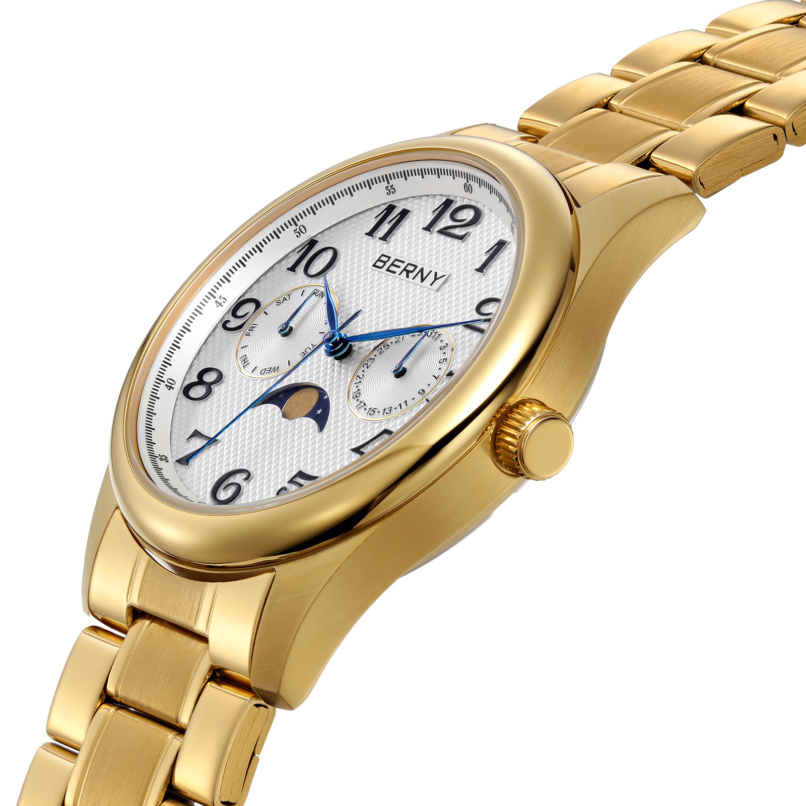 BERNY Gold Men's Watch Luxury  - Luxury Watch & Jewellery review and price