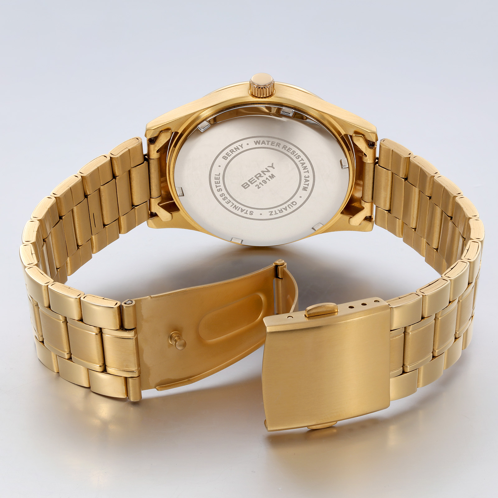 BERNY Gold Men's Watch Luxury  - Luxury Watch & Jewellery review and price